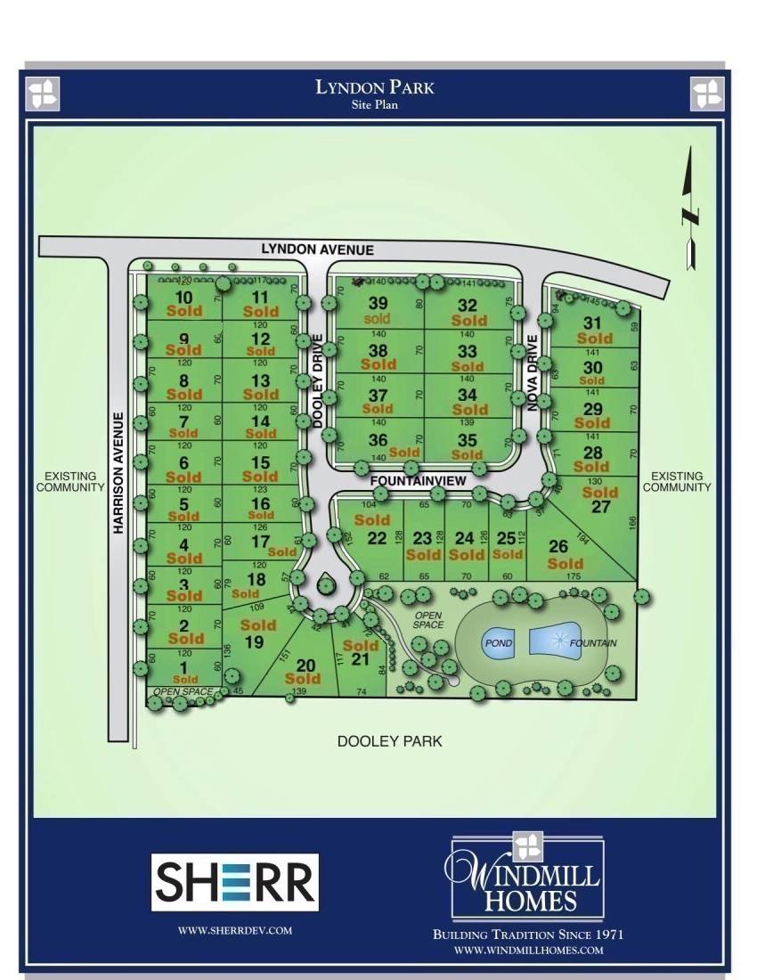 Lyndon Park site plan in Michigan